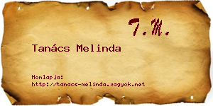 Tanács Melinda névjegykártya